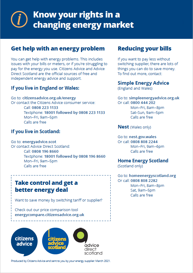 Know your rights - consumer guidance - Welsh